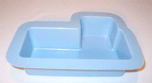 Vaschetta per fontane azzurra cm. 19x12x5
