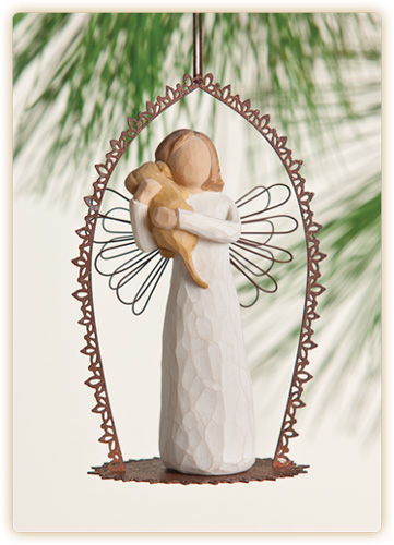 Angel of Friendship Metal Trellis Ornament