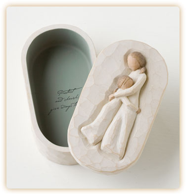 Mother & Daughter  oval  13 x 7,3 x 5   * IN ESAURIMENTO *